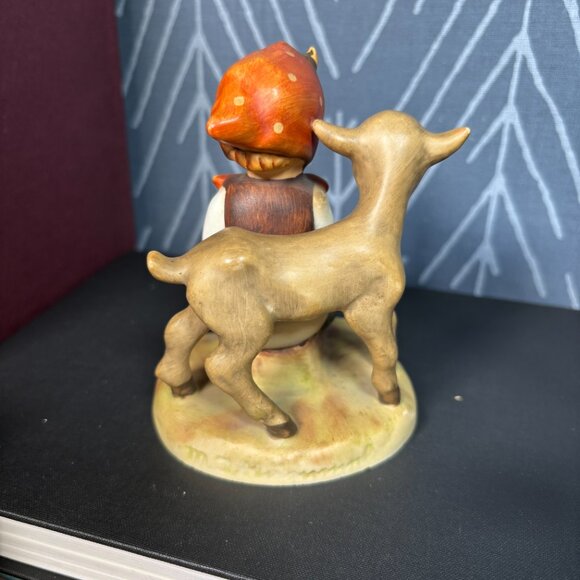 Vintage Hummel Good Friends Figurine 182 with Rare 1950's TMK2 Full Bee Mark - Picture 3 of 12